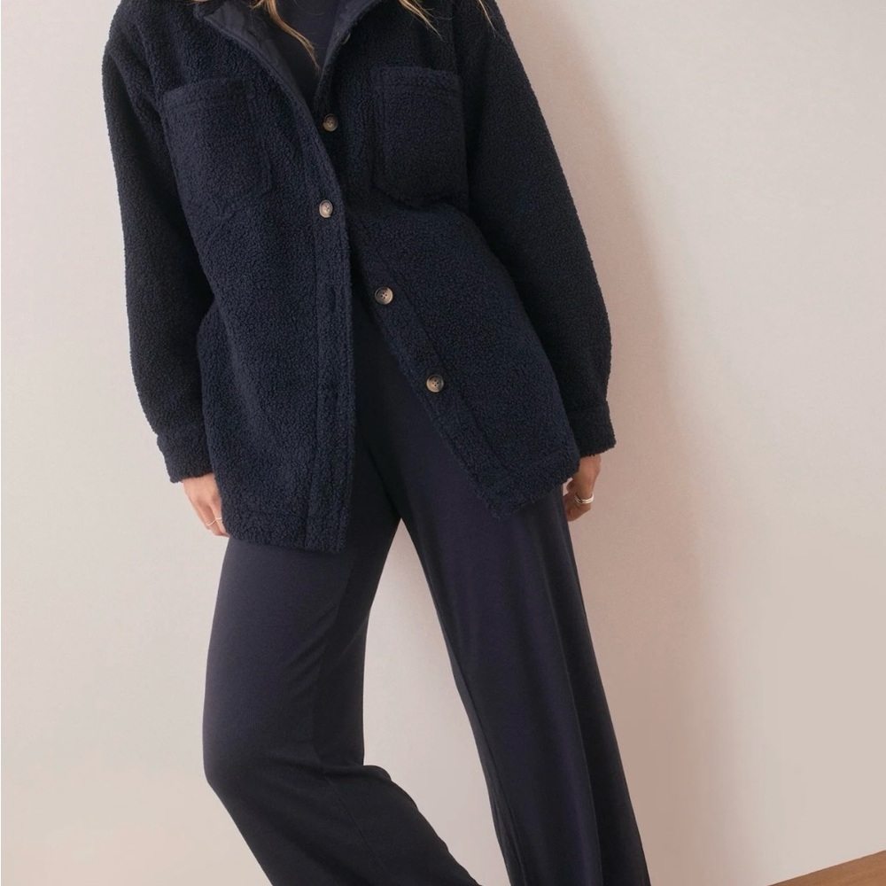 NWT $168 MSRP Marine Layer BAILEY Shirt Jacket -Medium - India Ink